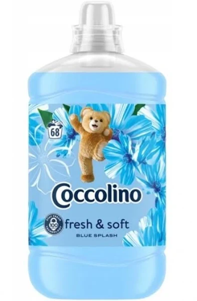 Концентрований кондиціонер-ополіскувач для білизни Coccolino Fresh&Soft (Blue splash) 1.7 л (68 прань)