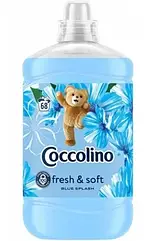 Концентрований кондиціонер-ополіскувач для білизни Coccolino Fresh&Soft (Blue splash) 1.7 л (68 прань)