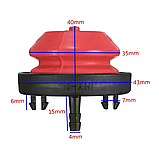 Праймер підкачка для газонокосарки для 40РО 46РO 570682A HMSK100 HMSK105 570682 570682A 751-10639 951-10639, фото 2