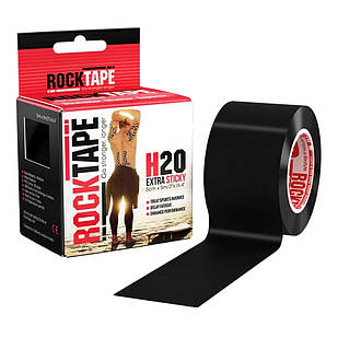 Кінезіотейп RockTape H2O Водостійкий (CША) Чорний