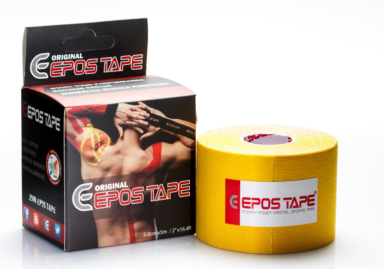 Кінезіотейп EPOS Tape (Південна Корея) Жовтий