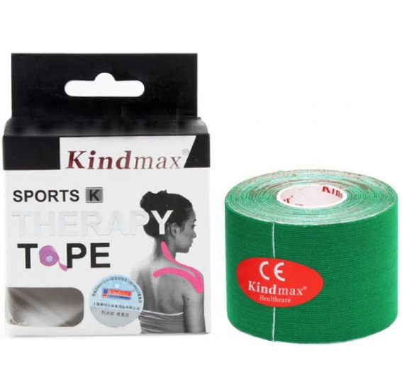 Кінезіотейп Kindmax Зелений