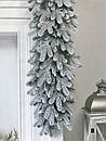 Гірлянда хвойна Traditional лита 1,2 м засніжена, фото 4