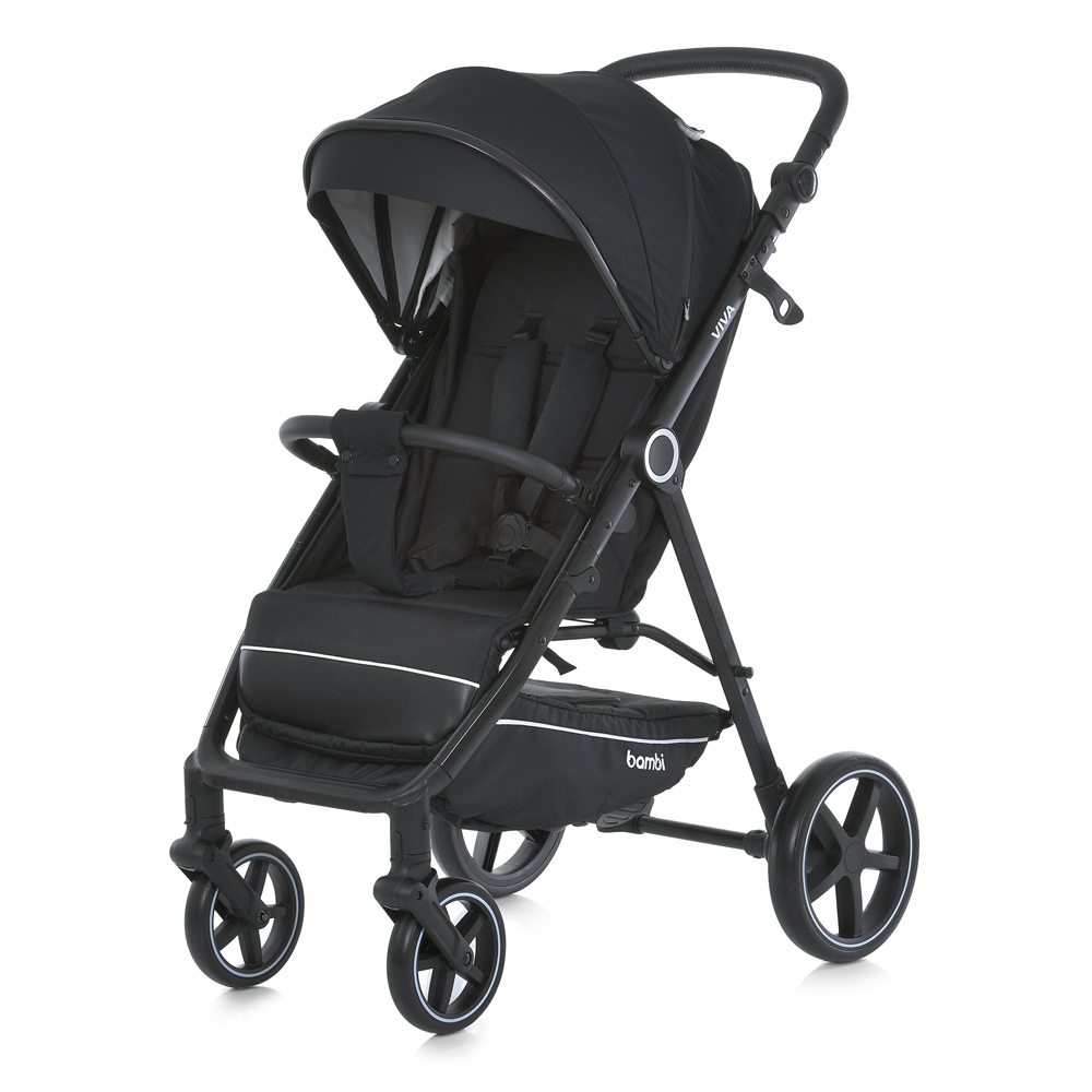 Коляска прогулянкова Bambi Viva M 5723, Black
