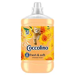 Концентрований кондиціонер-ополіскувач для білизни Coccolino Fresh&Soft (Orange rush) 1.7 л (68 прань)