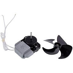 Двигун вентилятора F61-10G + крильчатка для холодильника Whirlpool 481936170011