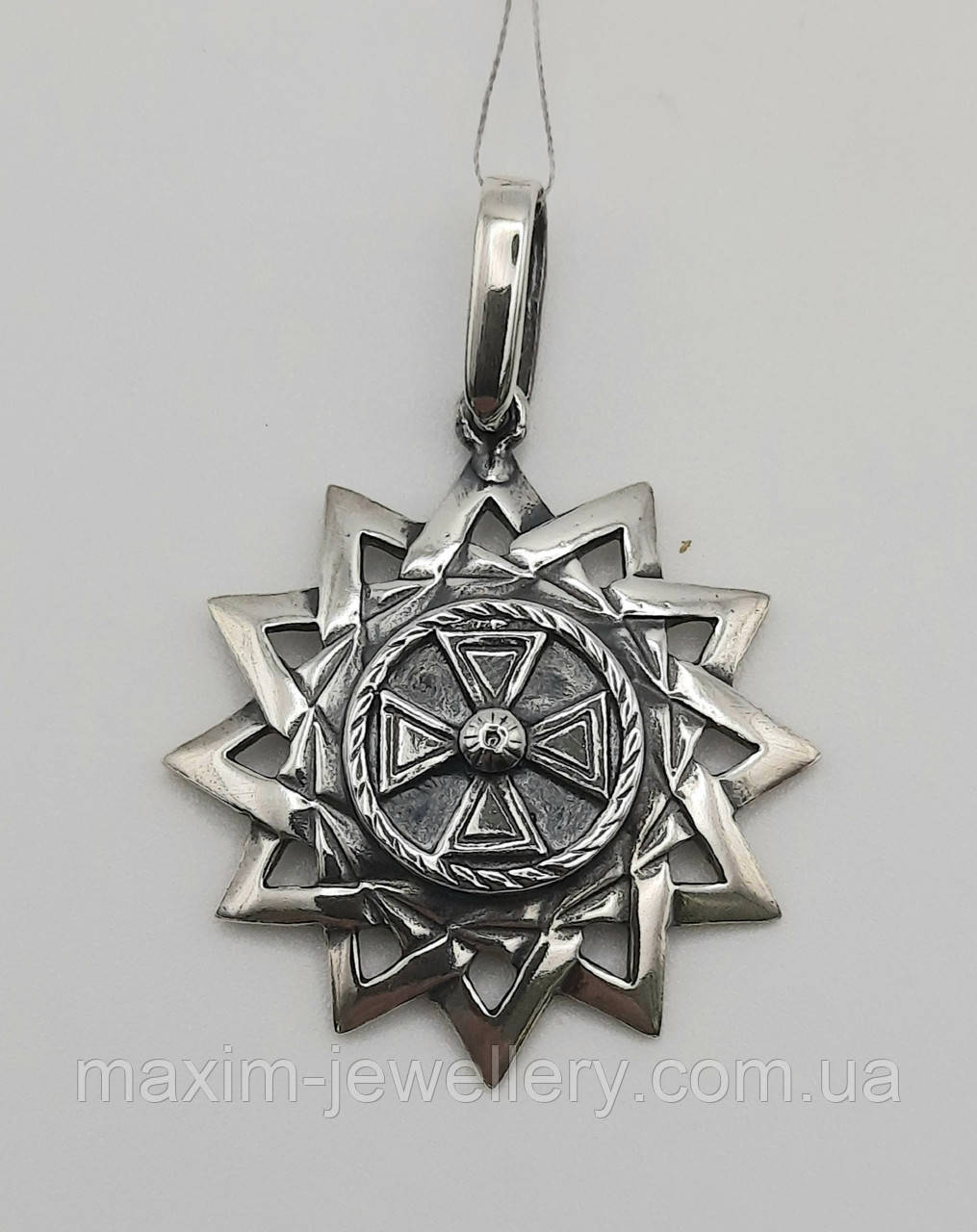 Підвіска "Зірка Ерцгамми" зі срібла, фото 1