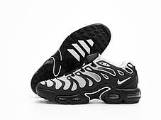 Чоловічі Кросівки Nike Air Max TN Plus Drift Black White / Найк Аїр Макс ТН Плюс Дріфт Чорні з Білим, фото 2