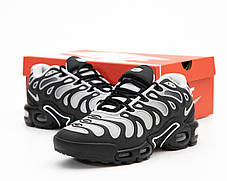 Чоловічі Кросівки Nike Air Max TN Plus Drift Black White / Найк Аїр Макс ТН Плюс Дріфт Чорні з Білим, фото 3
