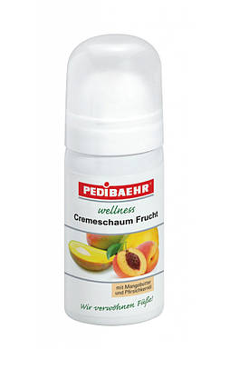 ФРУКТОВА КРЕМ-ПІНКА З МАСЛОМ МАНГО І СЕЧОВИНОЮ ДЛЯ НІГ 35 МЛ (CREMESCHAUM FRUCHT), PEDIBAEH, фото 2