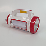 Ручний ліхтар на сонячній батареї з функцією Power bank 2000mAh -TJ-5158, червоний, фото 5