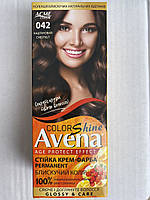 Фарба для волосся Горобина Avena Color Shine 042 Каштановий Acme Color
