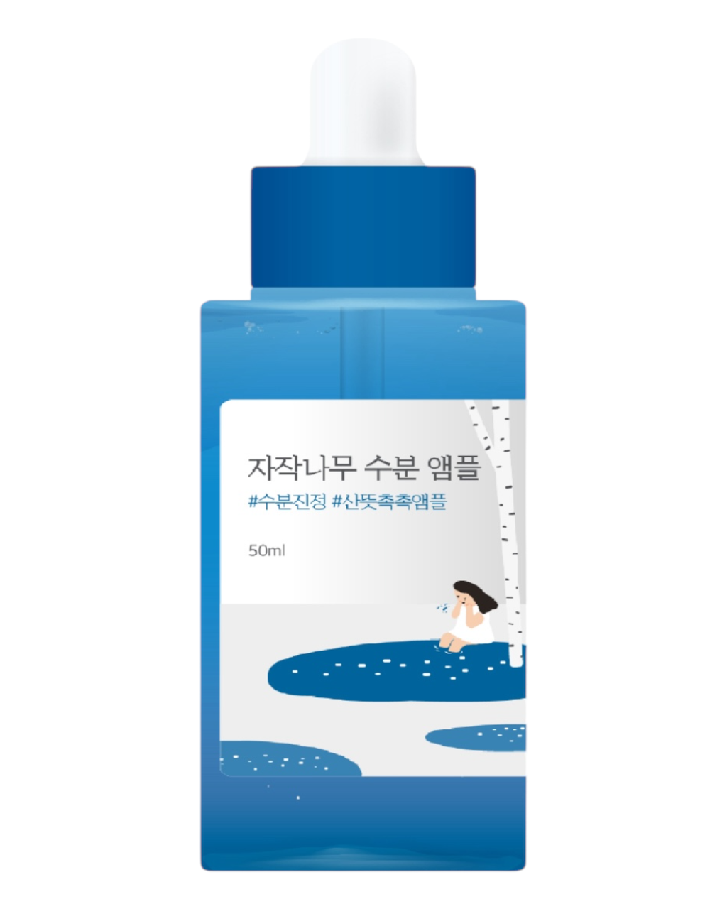 Зволожувальна концентрована сироватка з березовим соком ROUND LAB Birch Juice Moisturizing Ampoule 50 ml