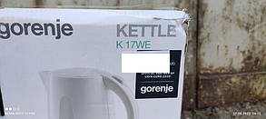 Електричний чайник Gorenje K 17WE No 241209118, фото 4