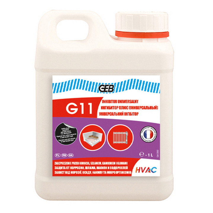 Інгібітор для систем опалення GEB G10/GEB G11 (1 л) для закритих систем (Франція) 873013, фото 1