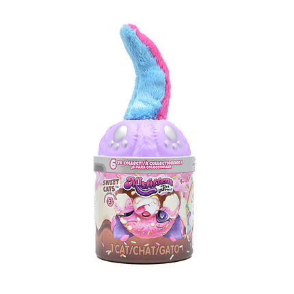 М’яка іграшка MISFITTENS MINI W3 – КОТИК У БАНЦІ (в асорт.), фото 1