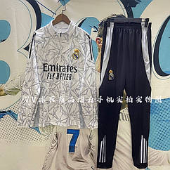 Спортивний костюм футбольний дитячий чоловічий Реал Мадрид Adidas Real Madrid 2024-2025