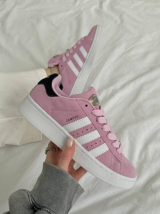 Жіночі Кросівки Adidas Campus 00s Bliss Pink White / Адідас Кампус 00 Блісс Рожеві з Білим, фото 1
