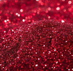Гліттер сипучий дрібний, червоний (10 г)