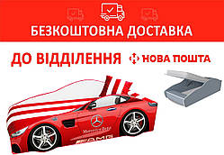 Ліжко-машинка 80*170 Еліт ELIT E-4 Mercedes Червоний