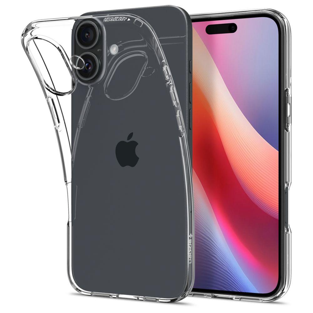 Чохол Spigen Liquid Crystal до iPhone 16 Crystal Clear (ACS08190)