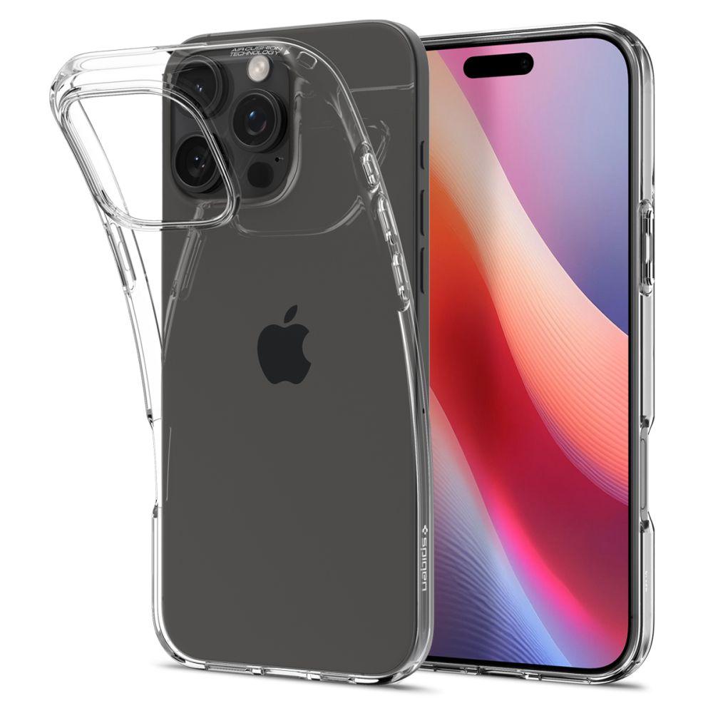 Чохол Spigen Liquid Crystal до iPhone 16 Pro Crystal Clear (ACS08112)