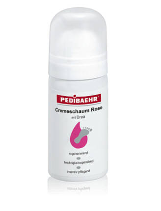 КРЕМ-ПІНКА З ОЛІЄЮ ТРОЯНДИ І 10%-НОЇ МОЧЕВИНИ ДЛЯ НІГ 35МЛ (CREMESCHAUM ROSE), PEDIBAEHR, фото 1