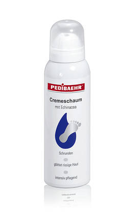 КРЕМ-ПІНКА З ЕХІНАЦЕЄЮ І 15%-НОЮ МОЧЕВИНОЮ ДЛЯ НІГ 125 МЛ (CREMESCHAUM SCHRUNDEN), PEDIBAEHR, фото 1