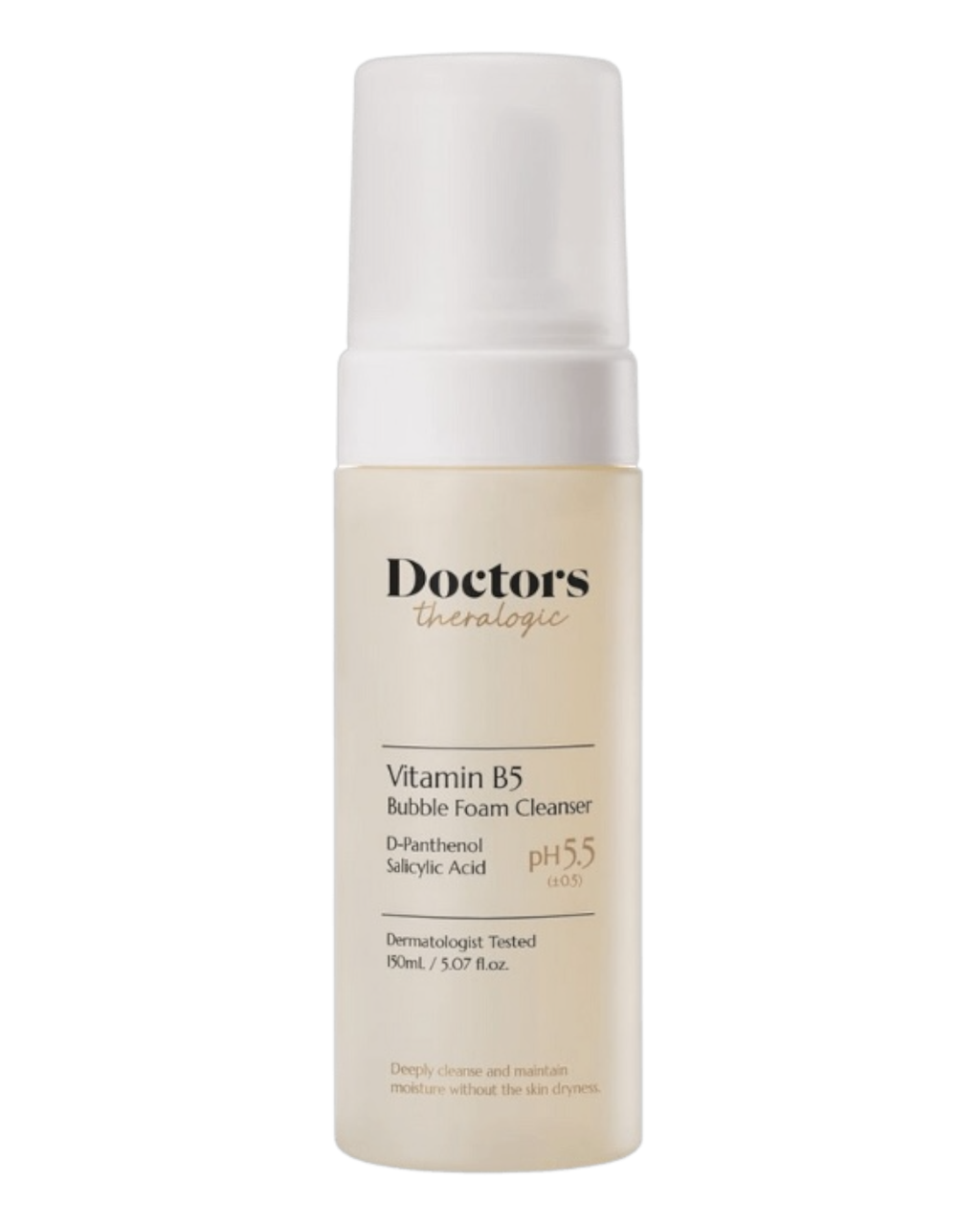 Пінка-мус для вмивання з Д-пантенолом Doctors (Theralogic) Madecell Vitamin B5 Bubble Foam Cleanser, 150 мл