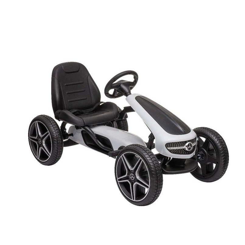 Педальний автомобіль HECHT MERCEDES BENZ PEDAL GO KART WHITE µ§¦, фото 1