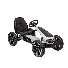 Педальний автомобіль HECHT MERCEDES BENZ PEDAL GO KART WHITE µ§¦