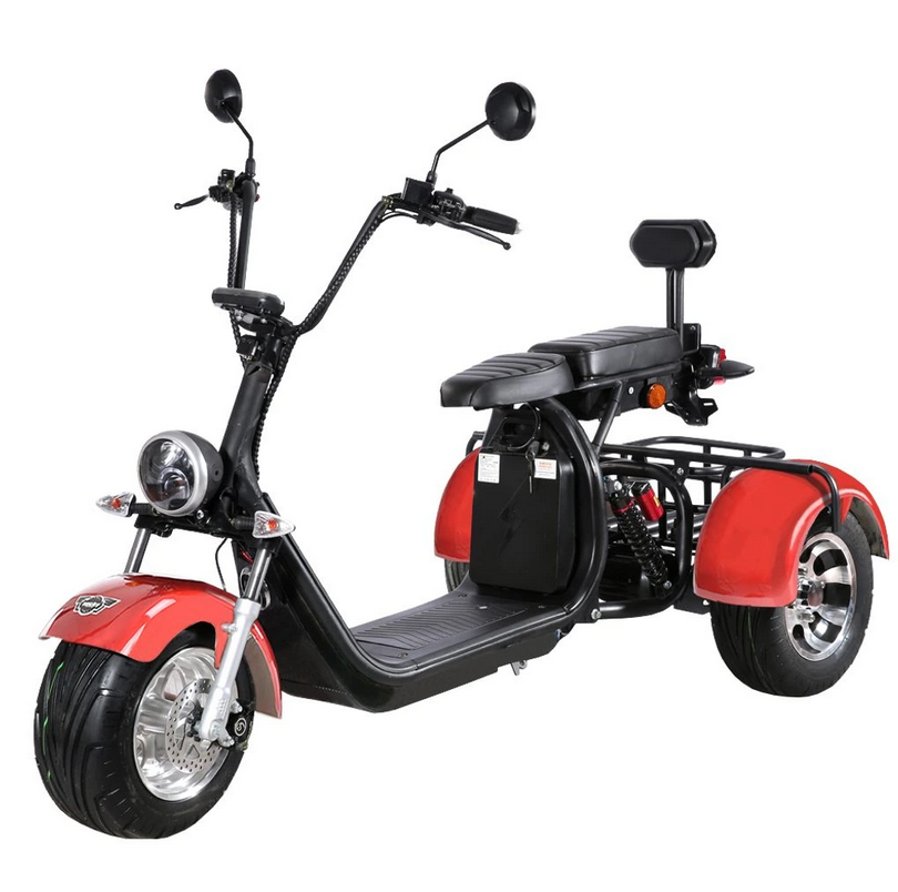 Електроскутер триколісний HECHT COCIS MAX RED µ§¦, фото 1