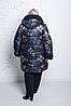 Жіноча зимова куртка на хутрі, не промокає, фото 9