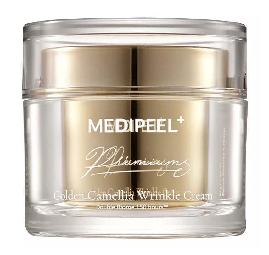 Крем проти зморщок із золотом і камелією Medi-Peel Premium Golden Camellia Wrinkle Cream 50 мл