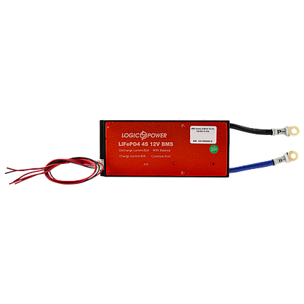 BMS плата LiFePO4 12V 4S Dis 80A Ch 40A, фото 3