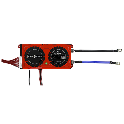 Smart BMS плата LP LiFePO4 48V 16S Dis 150A Ch 75A UART+RS485+CAN, фото 1
