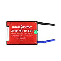 BMS плата LP LiFePO4 48V 16S Dis 60A Ch 30A, фото 3