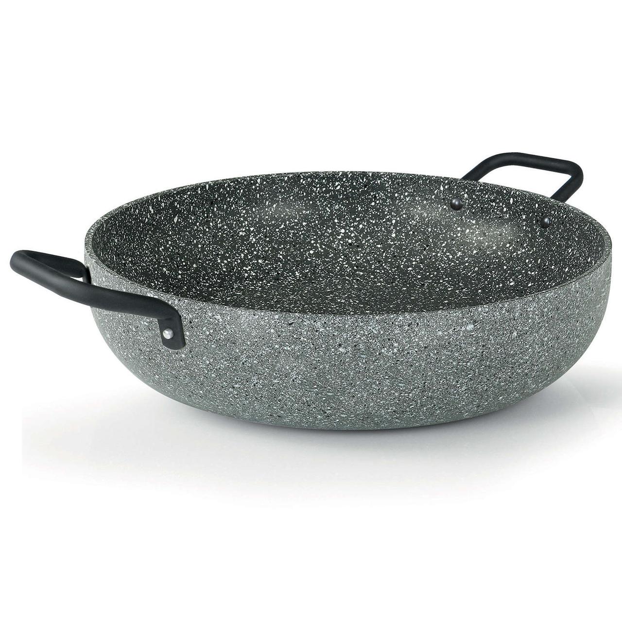 Сковорода Flonal Pietra Viva 36 см (PV8PX3670) з антипригарним покриттям Magma-Tech алюміній темно-сірий
