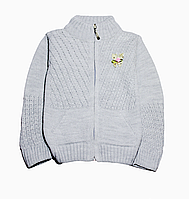 Кофта в'язана вишивка сердечко (від 3 до 5 років)