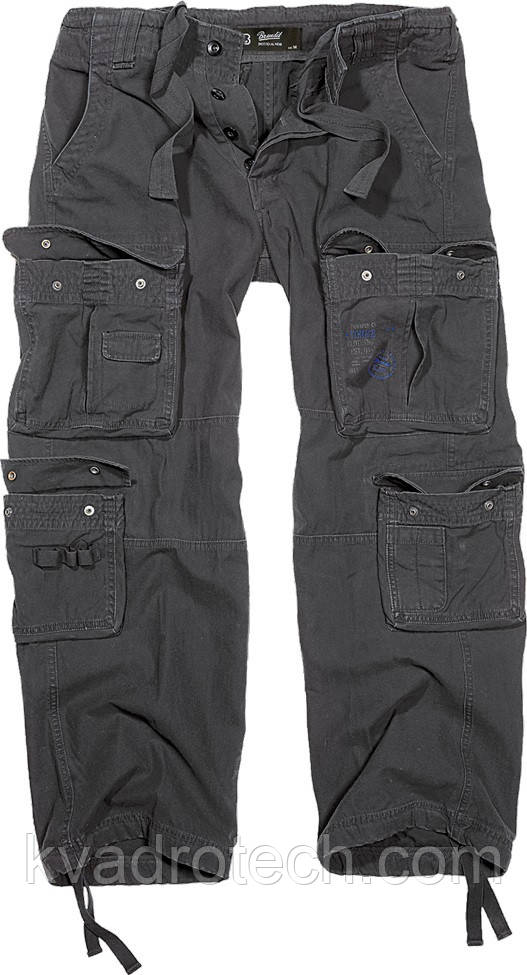 Штани Brandit Pure Vintage Black (L), фото 1