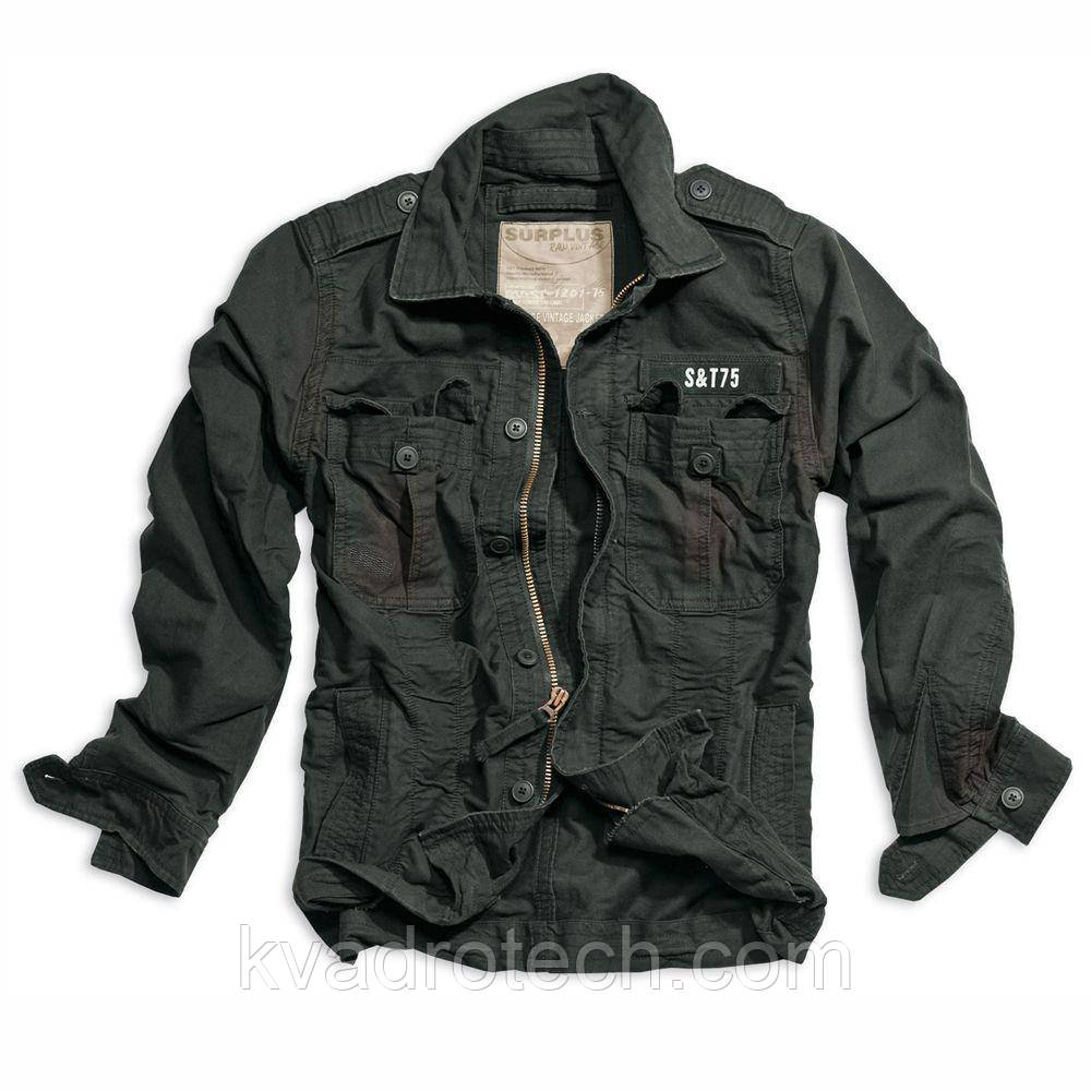 Куртка Surplus Heritage Vintage Jacket Schwarz Ge (XXL), фото 1