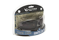 Окуляри захисні Venture Gear Tactical Semtex Tan (bronze) Anti-Fog, коричневі в камуфльованій оправі, фото 8