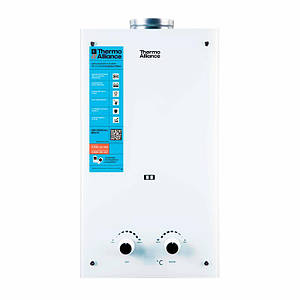 Thermo Alliance Колонка газова димохідна 10 л панель зі скла White JSD20-10GE
