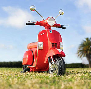 Дитячий електромотоцикл скутер на акумуляторі Bambi M 4939 для дітей 3-8 років червоний