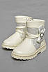 Черевики дитячі демісезон білого кольору на флісі р.22 189301T Безкоштовна доставка, фото 2