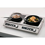 Плита індукційна 2конфорки 7 кВт HURAKAN HKN-ICF70D, фото 3