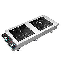 Плита індукційна 2конфорки 7 кВт HURAKAN HKN-ICF70D2V
