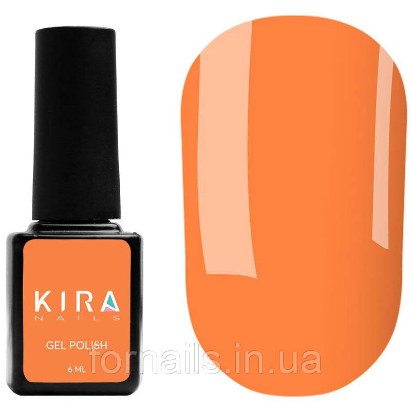 Гель-лак Kira Nails №021 (помаранчевий, емаль), 6 мл, фото 1