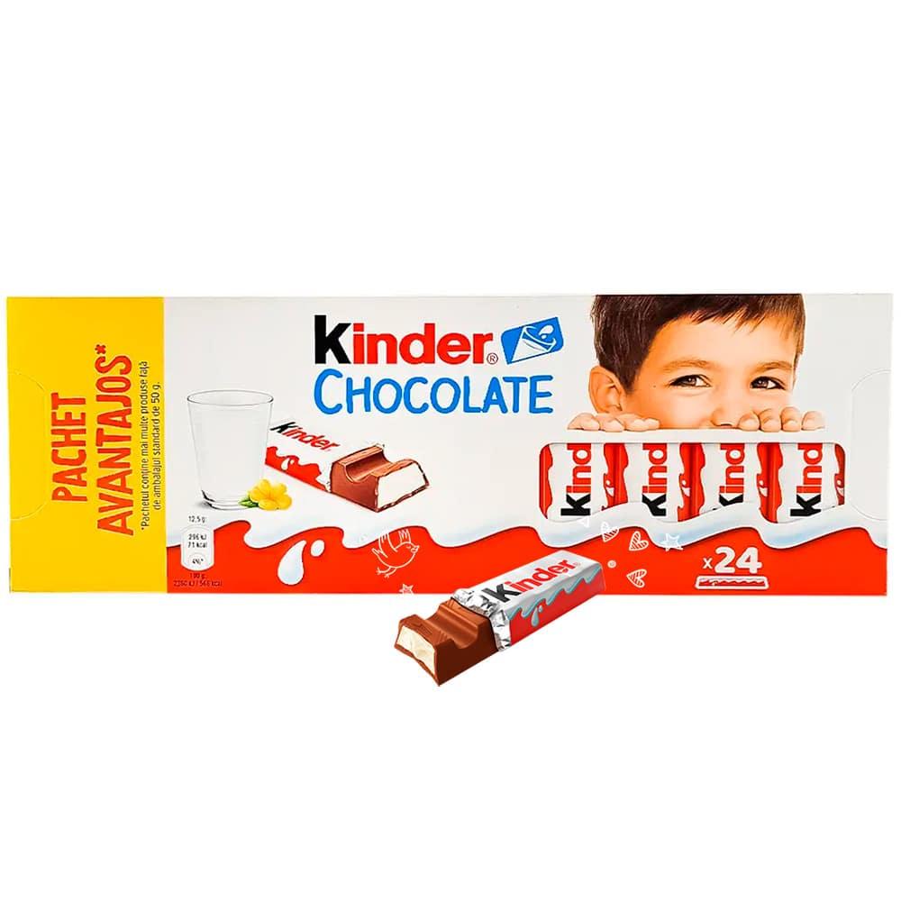 Шоколад молочний Kinder Chocolate (*24шт) із молочною начинкою 300г