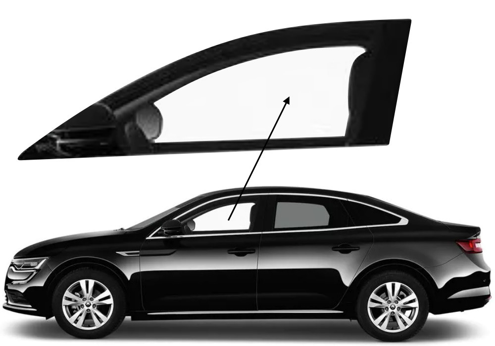 Бічне скло Renault Talisman 2015-2022 передніх дверей ліве, фото 1